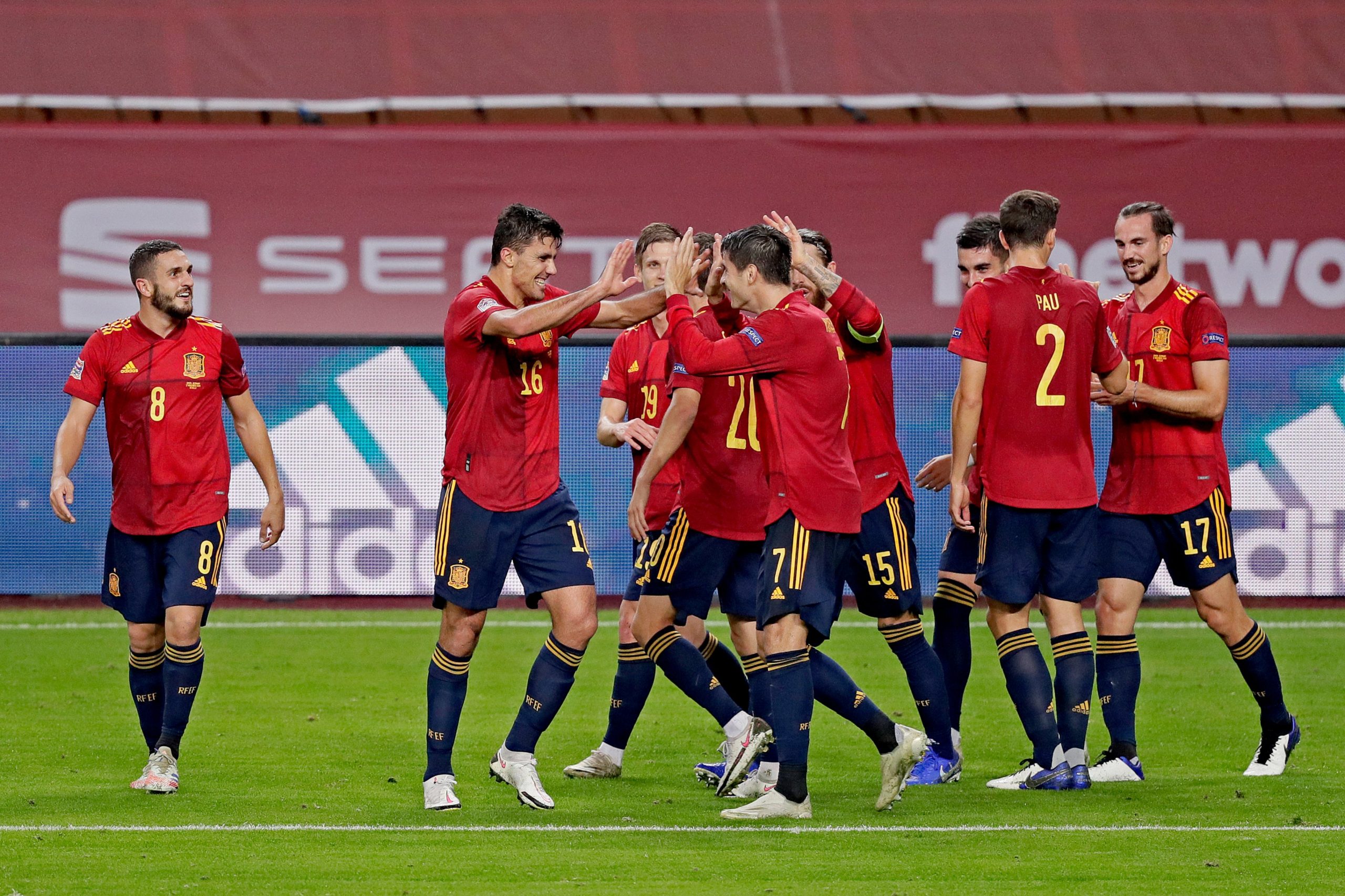 Ferran Torres bags hat-trick as Spain hit six past Germany