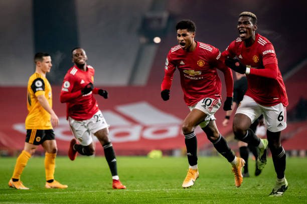 Man Utd 1-0 Wolves: Rashford fires United into second place