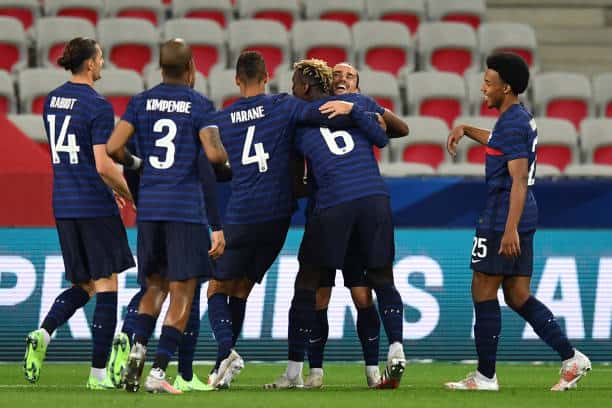 Mbappe, Griezmann and Dembele net to ensure winning start for France despite Benzema penalty miss